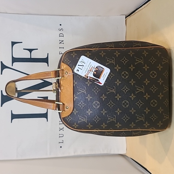 LOUIS VUITTON RARE VINTAGE 1998 TRAVEL LINE MONOGRAM EXCURSION BAG LOCK/KEY #313 - Picture 1 of 17